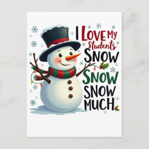 Cartes Pour Fêtes Annuelles Cadeau pour Enseignant J'Aime Mes Élèves Telleme