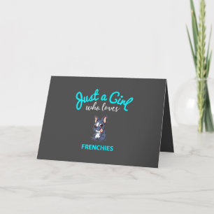 Cartes Pour Fêtes Annuelles Cadeau pour filles enfants bouledogue français
