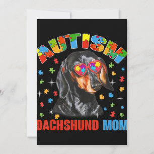 Cartes Pour Fêtes Annuelles Cadeau pour maman de chien amateur de teckel et de
