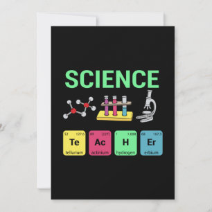 Cartes Pour Fêtes Annuelles Cadeau Prof Définition Professeur De Sciences