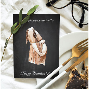 Cartes Pour Fêtes Annuelles Cadeau simple Joyeux Véntines Enceintes