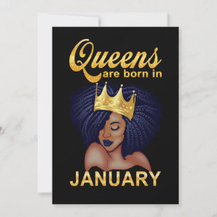 Cartes Pour Fêtes Annuelles Cadeaux d'anniversaire   Les Reines Sont Nées En J