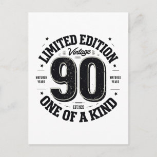 Cartes Pour Fêtes Annuelles Cadeaux de 90 ans Vintage 1935 Edition Limitée