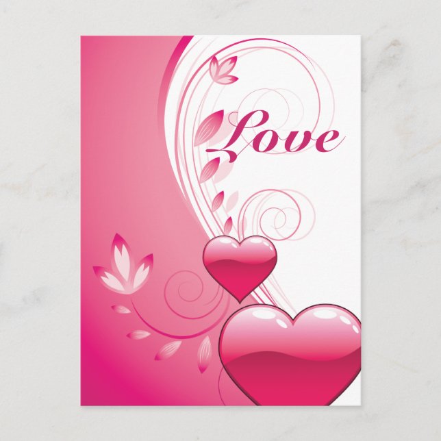 Cartes Pour Fêtes Annuelles Cadeaux de coutume de Saint-Valentin d'amour (Devant)