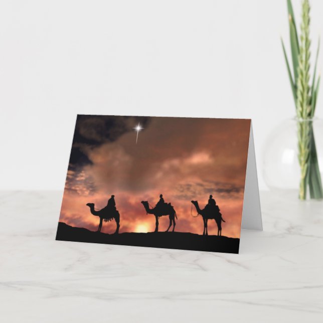 Cartes Pour Fêtes Annuelles Cadeaux de crèches pour Noël (Devant)