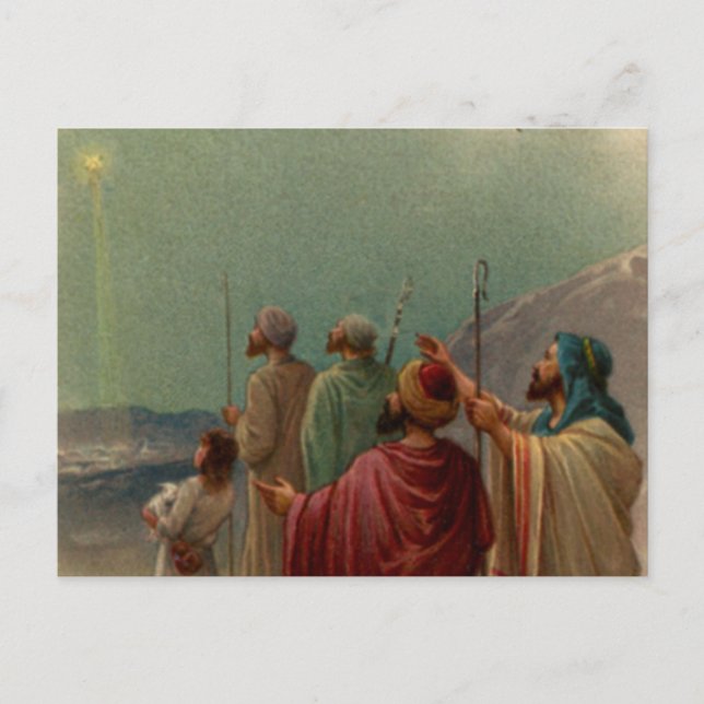 Cartes Pour Fêtes Annuelles Cadeaux de crèches pour Noël (Devant)