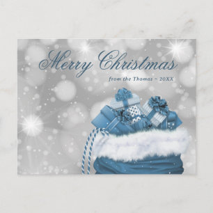 Cartes Pour Fêtes Annuelles Cadeaux de neige Joyeux Noël
