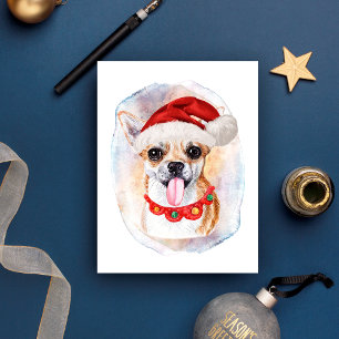 Cartes Pour Fêtes Annuelles Cadeaux de Noël de Chihuahua pour les amateurs de