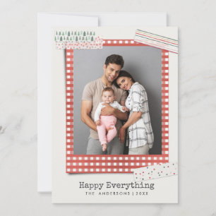 Cartes Pour Fêtes Annuelles Cadeaux de Noël en scrapbooking 3 photos festive