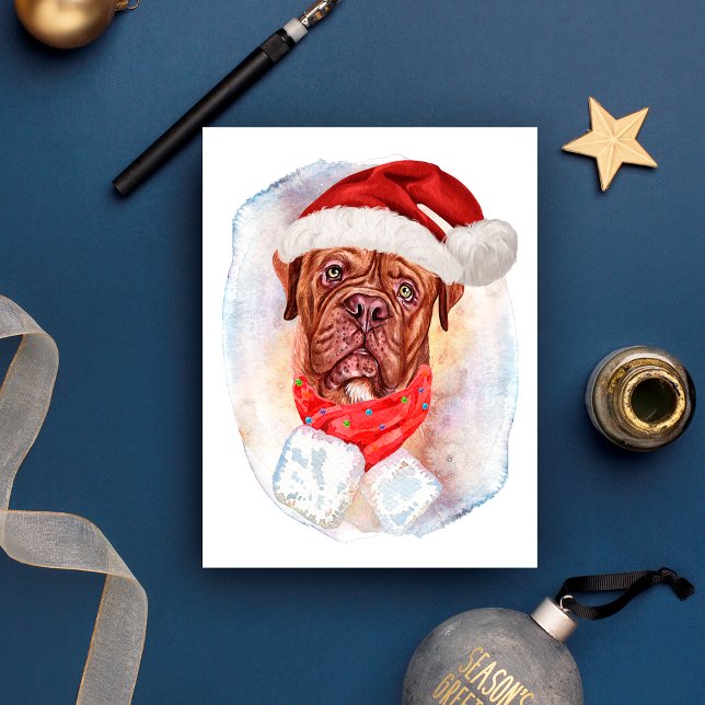 Cartes Pour Fêtes Annuelles Cadeaux De Noël Mastiff Français Pour Les Amateurs (Créateur téléchargé)