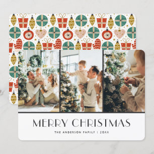 Cartes Pour Fêtes Annuelles Cadeaux de Noël Ornements Gants Neige Photo