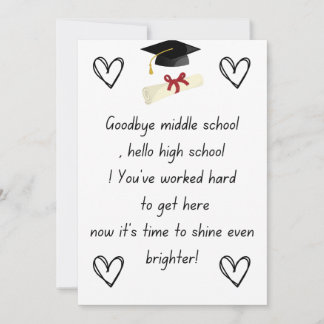 Cartes Pour Fêtes Annuelles Cadeaux de nuit de classe 8e