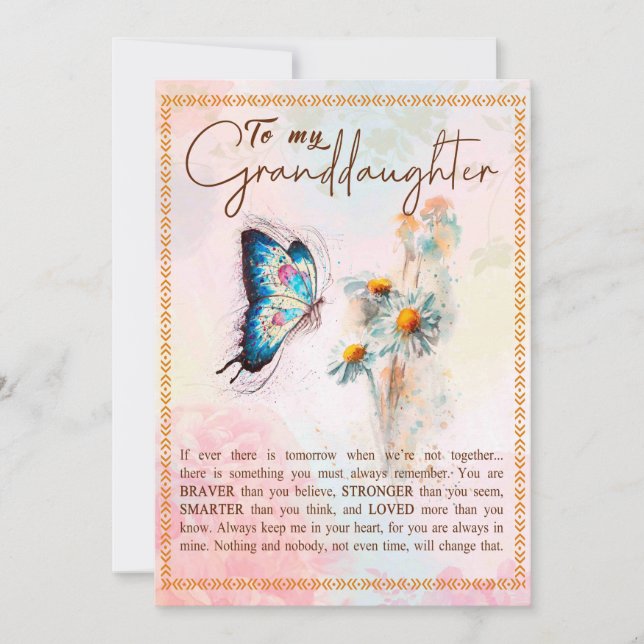 Cartes Pour Fêtes Annuelles Cadeaux de petite fille | De la famille grand-mère (Devant)