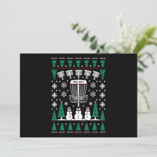 Cartes Pour Fêtes Annuelles Cadeaux de pyjama de pull de Noël moche de golf de