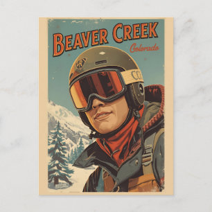 Cartes Pour Fêtes Annuelles cadeaux de rivières vintage Steamboat Springs Colo