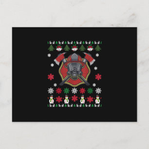 Cartes Pour Fêtes Annuelles Cadeaux drôles de Noël pour pompier amoureux