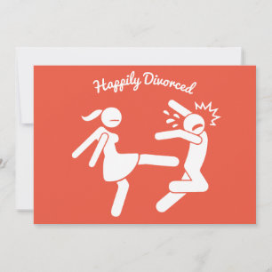 Cartes Pour Fêtes Annuelles Cadeaux drôles de sympathie pour divorce