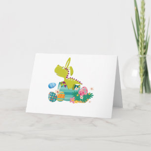 Cartes Pour Fêtes Annuelles Cadeaux drôles d'oeuf de pâques de lapin de T-Rex
