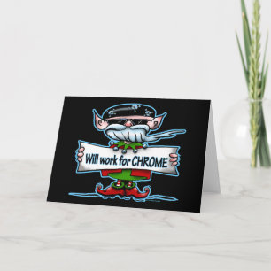 Cartes Pour Fêtes Annuelles Cadeaux personnalisables d'Elf de cycliste