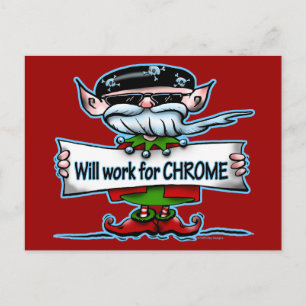 Cartes Pour Fêtes Annuelles Cadeaux personnalisables d'Elf de cycliste