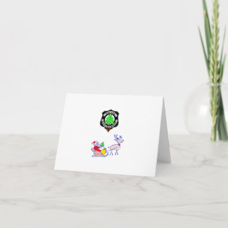 Cartes Pour Fêtes Annuelles Cadeaux policiers de Noël