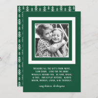 Cadeaux précieux | 5x7 Vert | Photo