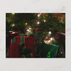 Cartes Pour Fêtes Annuelles Cadeaux sous l'arbre de Noël