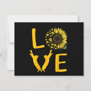 Cartes Pour Fêtes Annuelles Cadeaux Tournesol Chat Pour Amoureux de les chats,
