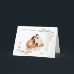 Cartes Pour Fêtes Annuelles Cadre botanique d'hiver Arctique 4 Photo<br><div class="desc">Elégante aquarelle cadre botanique d'hiver arctique,  carte photo de vacances. Photo unique avec lignes modèles pour votre accueil personnalisé et année. Caractéristiques intérieures,  collage 3 photos,  espace modèle pour votre message et vos noms.</div>