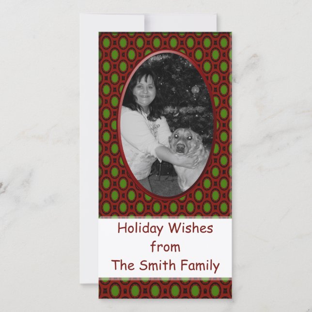 Cartes Pour Fêtes Annuelles Cadre de Noël (Devant)