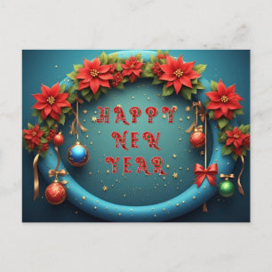 Cartes Pour Fêtes Annuelles Cadre de vacances festif