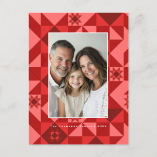 Cartes Pour Fêtes Annuelles Cadre d'étoile nordique