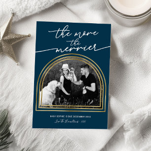 Cartes Pour Fêtes Annuelles Cadre en arc Annonce de grossesse de Noël