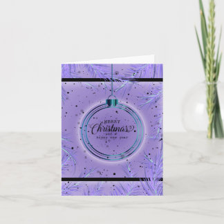 Cartes Pour Fêtes Annuelles Cadre Noël Rétro Branches Joyeux Noël