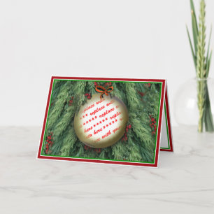Cartes Pour Fêtes Annuelles Cadre Photo Décoration de Sapin de Noël