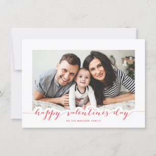 Cartes Pour Fêtes Annuelles Cadre photo Heureuse Sainte-Valentin de script rou