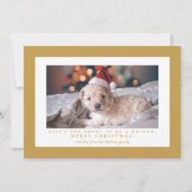 Cadre photo simple en or Aztec 