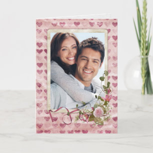 Cartes Pour Fêtes Annuelles Cadre photo Valentine