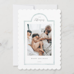 Cartes Pour Fêtes Annuelles Cadre Vintage aquarelle