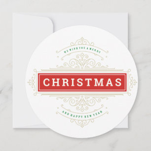 Cartes Pour Fêtes Annuelles Cadres Ornat Or Delicate Cadres de vacances