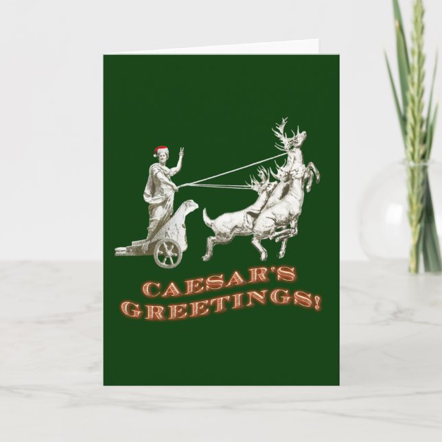 Cartes Pour Fêtes Annuelles CAESARS Greetings (Devant)