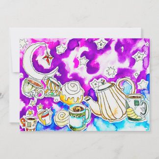 Cartes Pour Fêtes Annuelles Café Art