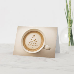 Cartes Pour Fêtes Annuelles Café de Noël italien