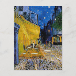 Cartes Pour Fêtes Annuelles Café Terrasse à Night Vincent van Gogh