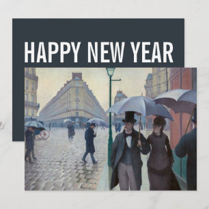 Cartes Pour Fêtes Annuelles Caillebotte - Joyeux Nouvel An / Paris ; Jour de l