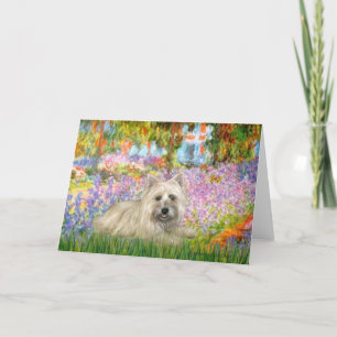Cartes Pour Fêtes Annuelles Cairn Terrier 4 - Jardin