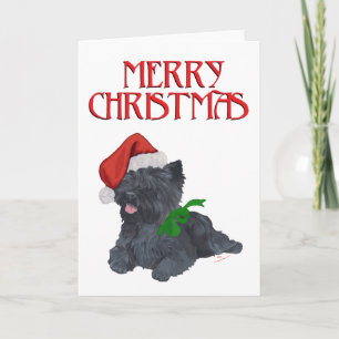 Cartes Pour Fêtes Annuelles Cairn Terrier Christmas