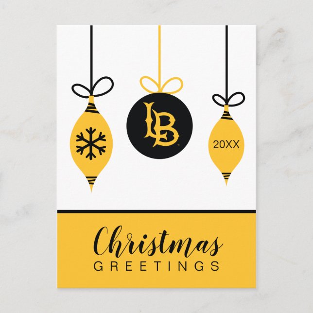 Cartes Pour Fêtes Annuelles Cal State Long Beach (Devant)