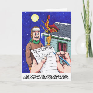Cartes Pour Fêtes Annuelles Calamité du Père Noël !