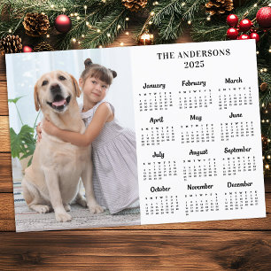 Cartes Pour Fêtes Annuelles Calendrier 2025 Animaux de compagnie Chiens de la 